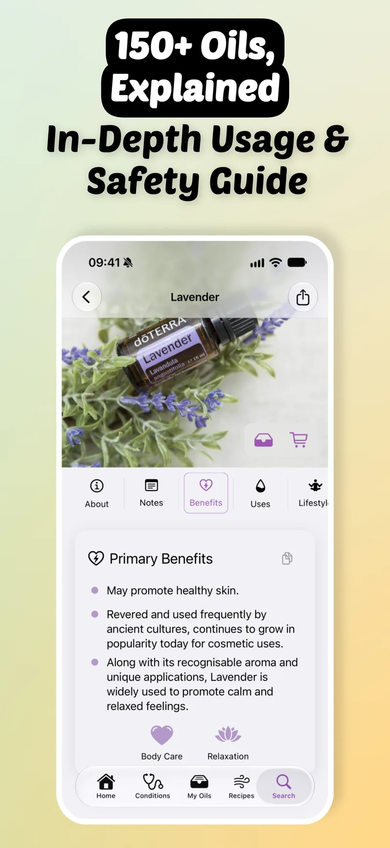 150+ Oils, Explained: Lavender oil profile with primary benefits